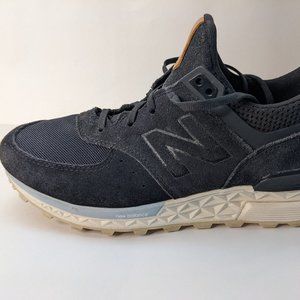 New Balance 574 WS574PMD Black Casual Shoes Sneakers Women's Size 8.5